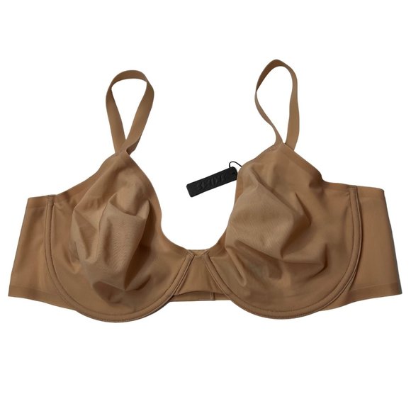SKIMS Naked Underwire Demi Bra 44C Honey - Picture 2 of 11